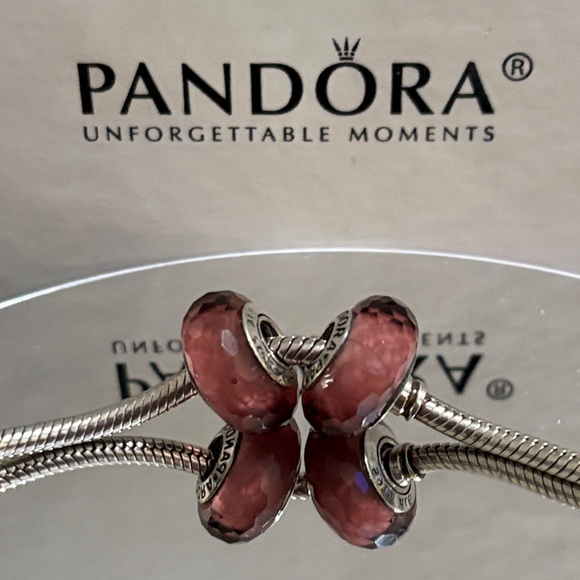Pandora Jewelry - Pandora 2 Fascinating Murano glass beads - Retired
